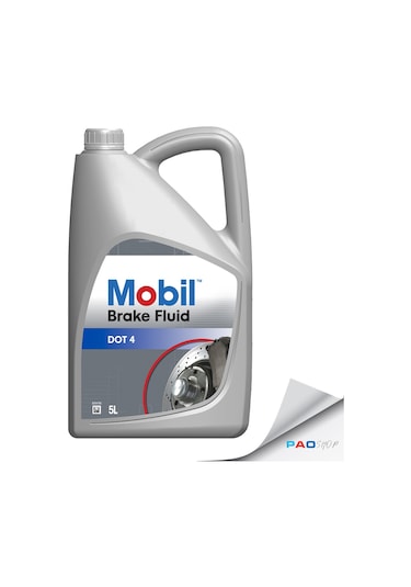 Mobil Brake Fluid DOT 4 Yüksek Performans Fren Hidroliği - 5 Lt. (1 Adet)