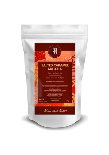 Mim and More Salted Caramel Matcha Tuzlu Karamelli Matcha 100 G