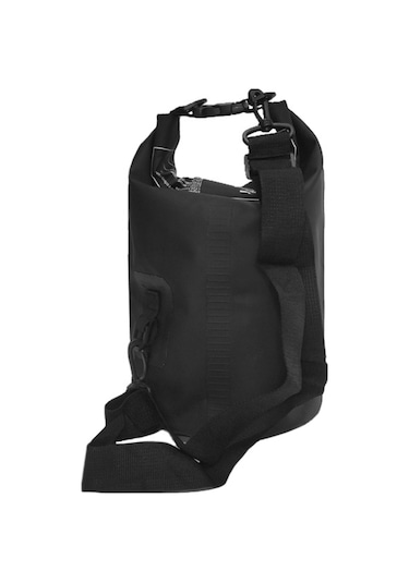 Mufunye Sıcak Satış 15l Siyah Pvc Su Geçirmez Çanta - Kayak, Rafting, Plaj İçin Kuru Taşıma Torbası Tek Omuzlu