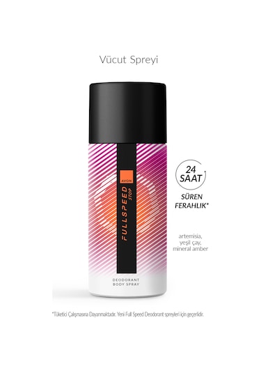 Full Speed Stop Erkek Sprey Deodorant 150 Ml. İkili Paket