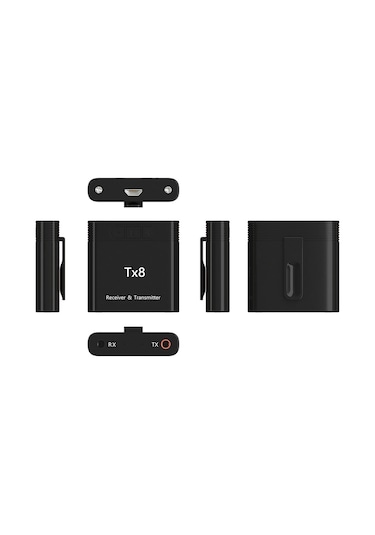 Lemestar "tx8 Bluetooth 5.0 Çift Yönlü Alıcı Verici: Tv, Pc Ve Kulaklık İçin Kablosuz Ses Adaptörü"