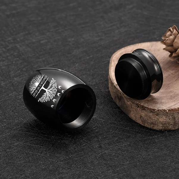 Fochsia 1 Adet Evcil Hayvan Küllüğü, Altın Sarısı Alüminyum Küllük Ve Anı Kutusu