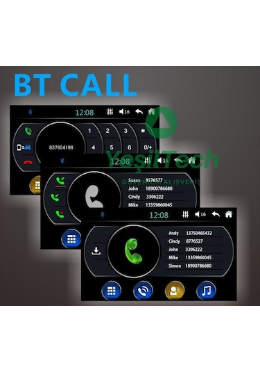 Kingwin  Oto Teyp 7 İnc+Geri Görüş Kamerası Bluetooth Mp5