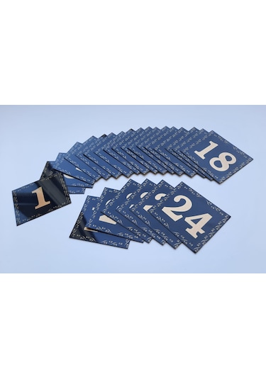 Kapı Numarası 5.5x6.5 Kendinden Yapışkanlı No:1 Den 24’E