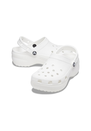 Crocs Classic Platform Clog W - Siyah-206750 Beyaz