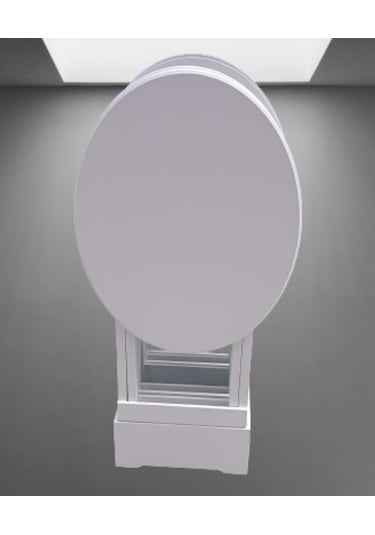 1448bng90136çanta Zigon Oval Sehpa Dörtlü Model Ahşap Mdf Parlak Beyaz Renk Kutu Sevk El Yapım