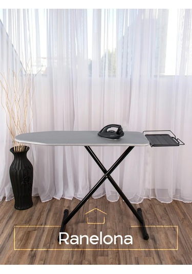 Ranelona Ürün: Teflon Örtücü - Ütü Masası Açıklama: Çok Amaçlı Teflon Ütü Masası Örtüsü Malzeme: Teflon Kullanım Gri