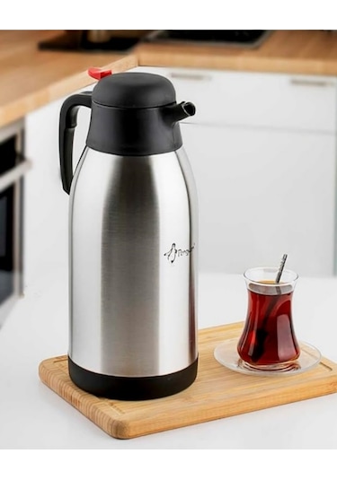 Penguen Png-1250p 2,5 Litre Çift Katlı Çelik Çay Termosu