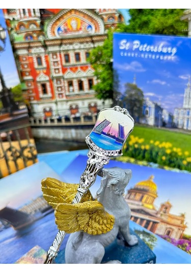 Bjorn Hatıra Kaşığı "saint Petersburg, Peter" 241359403