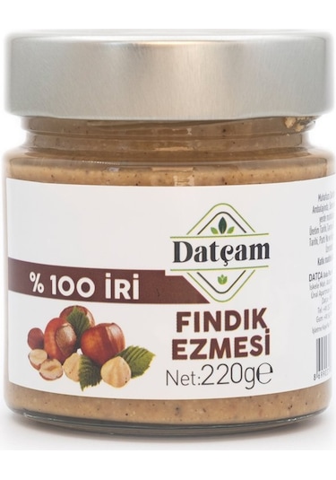 %100 İri Fındık Ezmesi 220gr