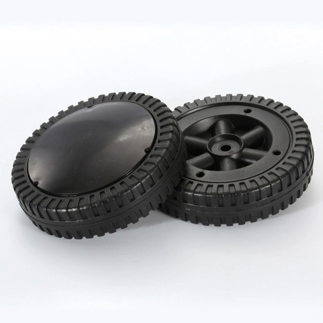 Yunboo 15cm/6" Pp Materyal Lüx Izgara Tekerlekleri, 4 Delikli Hafif Blower Tekerlek Seti 2 Adet , Eksen Yok Çok Renkli