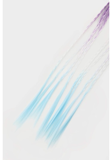 DeFacto Kız Çocuk 2'li Renkli Saçlı Lastik Toka E8119A8NSKR1