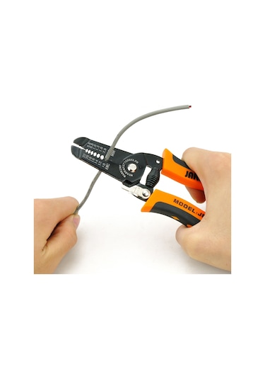 Jakemy Jm-Ct4-12 6.0 Awg Metrik Ölçekli Tel Kablo Kesici Pense