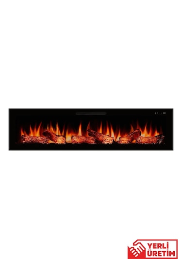 Masta 160 Elektrikli Şömine - Isıtıcısız, Cam Çerçeveli, Sınırsız