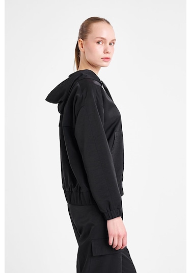 Lescon 25ntbl002146 Kadın Fermuarlı Kapşonlu Sweatshirt Siyah Lescon 25ntbl002146 Kadın Fermuarlı Kapşonlu Sweatshirt Siyah
