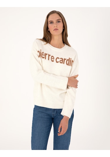 Pierre Cardin Kadın Ekru Kazak /triko 50310904-vr019 Ekru