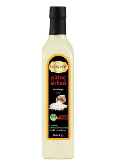 Hanzade Bitkisel Pirinç Sirkesi 500 ML
