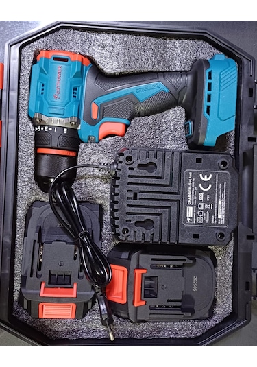 Catpower CAT-E1010 10 MM 20V 2.0AH Li-Ion Kömürsüz Akülü Vidalama Set