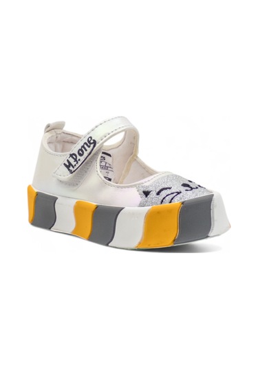 Mp 251-3445 Kız Çocuk Canvas Ayakkabı Beyaz