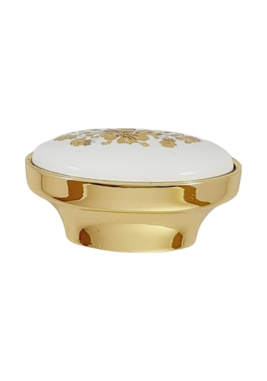 GUISTI Gold Desenli 32 mm Düğme Kulp ( 5 ADET )