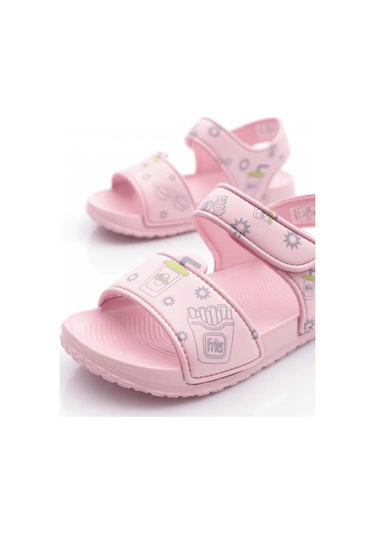 Pepino Py25-1980 Hafif Cırtlı Patik Çocuk Sandalet Pudra