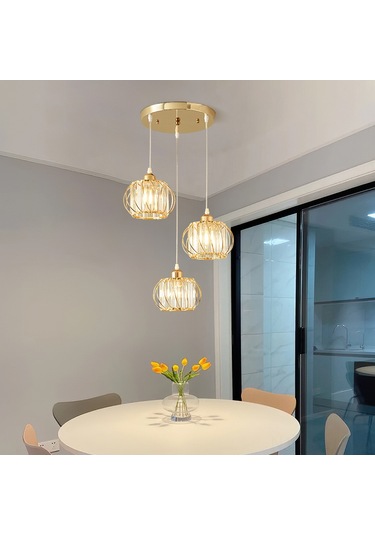 Symbee Kahve Dükkanı, Restoran, Mağaza Vitrini İçin Modern Kreatif Demir Çelik Retro Tek Kafa Adam Figürlü Sarkaç Avize - Işık Kaynağı Yok Altın