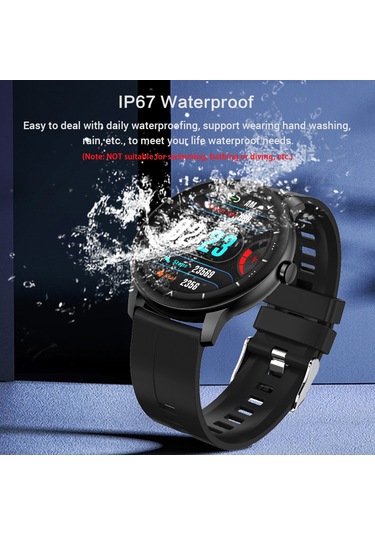 Maiyame Z2 1.3" Dokunmatik Ekran Akıllı Spor Saati Pembe