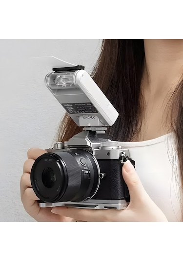 Yongnuo Yn6 Micro Bataryalı Sony Uyumlu Tepe Flaşı Gümüş