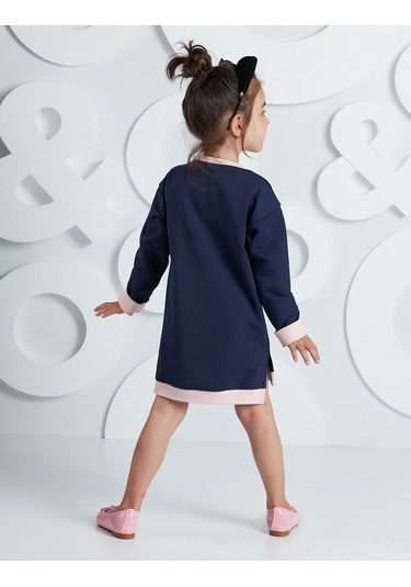 Denokids Mshb&g Kediler Kız Çocuk Elbise Renkli Çok Renkli