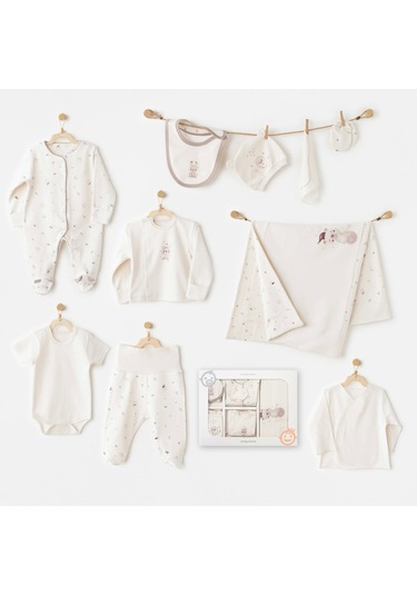 Andywawa Ac26181 My 1 St Wardrobe 10'lu Hastane Çıkışı Ekru Ekru