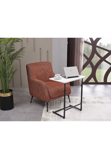 Homedora Laura Ayarlanabilir Laptop Sehpası Beyaz