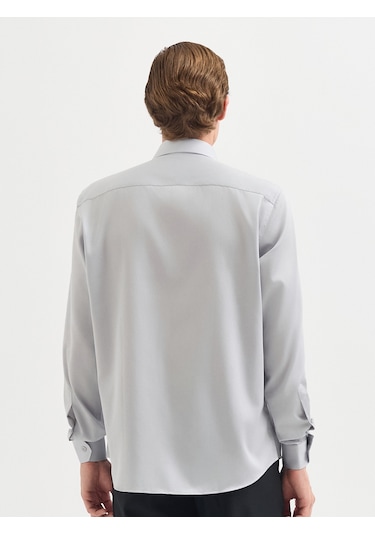 Karaca Erkek Regular Fıt Gömlek-açık Gri 11.25s.04.310 Açık Gri