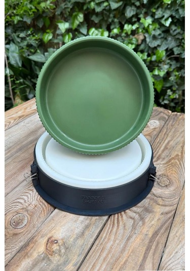 Fanny 3 Tırtıklı Kasnaklı Silikon Kap Kalıbı Beyaz