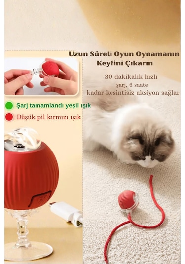 Işıklı Otomatik Hareket Eden Top