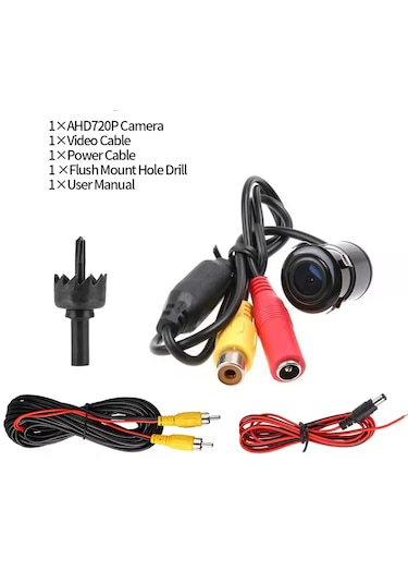 Geri Görüş Park Kamerası 1080p Ahd 170 Derece Ahd-cvbs Park Çi...