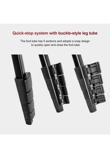 Monyee "kıngjoy Vt-688 Taşınabilir 5 Ayarlı Mini Tripod, 360 Dönebilir Başlık, 2kg Taşıma Kapasiteli, Kablosuz Kumandalı Alüminyum Sehpa"