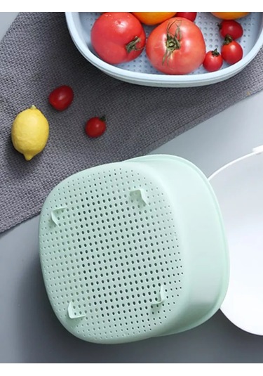 Airexpress Katlanabilir Tahta Ve Tepsili Mutfak Süzgeci 252893758 Beyaz