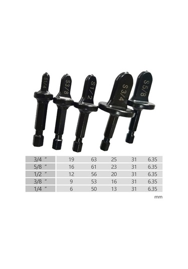 Yihemaoyi Bakır Boru Genişletici Dövme Aleti Matkap Ucu Seti