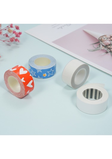 Singree Beyaz Termal Etiket Kağıdı 15mmx4m - Kıng Jım Tepra Litelr5c Ve Brother Şeker Etiket Makineleri İçin - Otomatik Yapışkan, Net Baskı, Kolay Çıkarma 1 Rulo