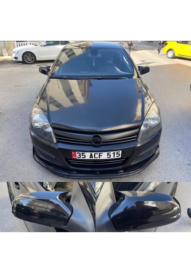 Opel Astra H 2004-2008 Batman Yarasa Ayna Kapağı Piano Black Abs Plastik