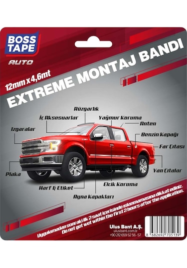 Extreme Araç Aksesuar. Spoiler. Çıta Montaj Bandı 4.6mt