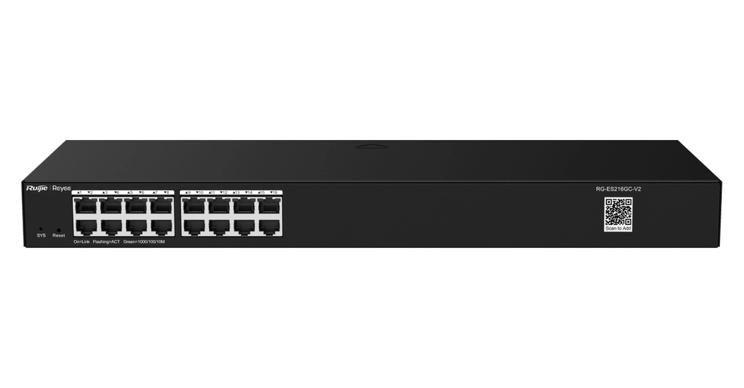 Ruijie - Reyee Rg-es216gc 16 Portlu, 10/100/1000 Gigabit, Yönetilebilir Switch-37388