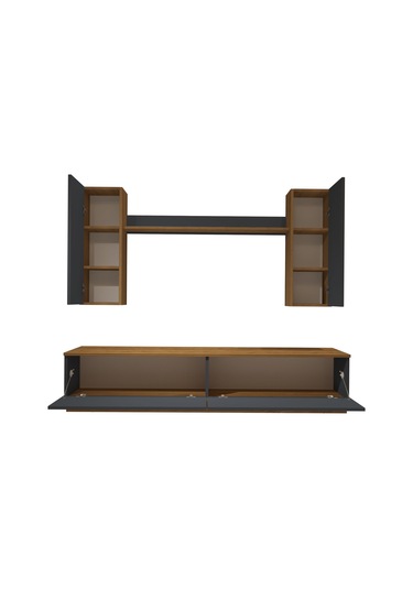 Decoraktiv Eko 5db Mdf Std Tv Ünitesi Tv Sehpası Pera - Antrasit