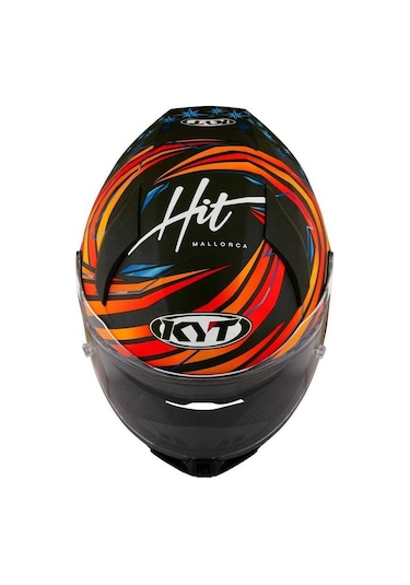Kyt R2r Max Fernandez 2022 Edition t Motosiklet Kaskı Turuncu