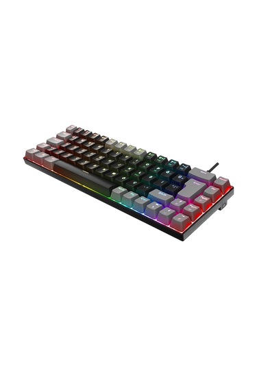 Acer Emachines, Eak68, Siyah/gri, Usb Kablolu, Rgb Backlight, Red Switch, Mekanik, Türkçe Q, 68 Tuşl