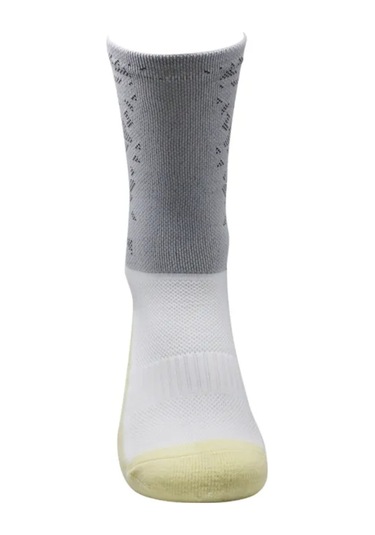 Lemestar Tüm Mevsimler İçin Spor Çorabı - Beyaz Tek Çift - Fitness Ve Vücut Geliştirme İçin Nilon Malzeme Beyaz