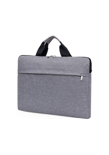 Siyah Trend İş Basit Taşınabilir Laptop Çantası Bir Omuz Laptop Çantası Crossbody Dosya Çantası S