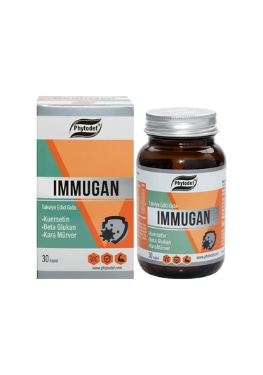 Phytodef Immugan Kuersetin Beta Glukan Kara Mürver 30 Kapsül