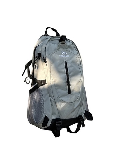 Açık Hava Sporları Kamp Hafif Bisiklet Yürüyüş Sıçramaya Dayanıklı Çanta Açık Gri