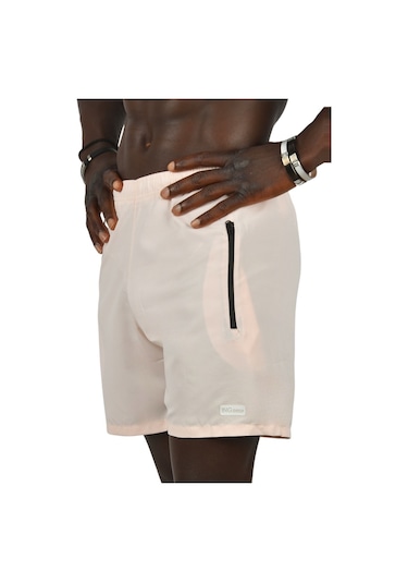 Deepsea Erkek Pudra Hızlı Kuruyan Fileli Deniz Şortu